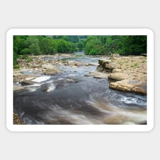 River Swale at Richmond North Yorkshire Sticker